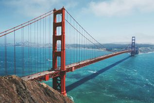 Urlaub in den USA: Die Golden gate Bridge in San Fransisco