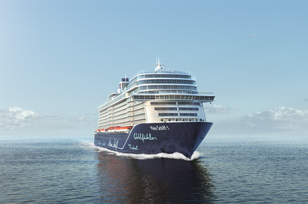 Kreuzfahrten 2026: Das Schiff Mein Schiff Relax auf dem Meer